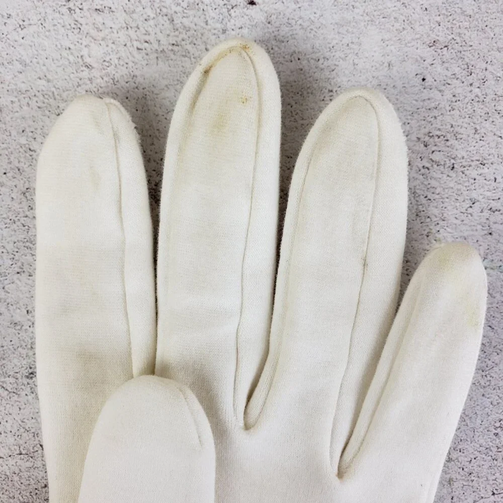 Vintage TONI Import Co Japan White Gloves 50s 60s size 7